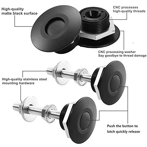 image for STETION Quick Release Latch License Plate Lock Clip 1.25