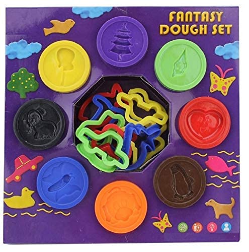 STACKRAID Multicolor 8 in 1 Dough Clay and Mould Set for Kids Fantasy Dough Clay 8In1 Children (B098F5RL18) Amazon Price History, Amazon Price Tracker