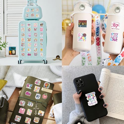 Image of 60PCS Six Seven Graduation Stickers, Funny 6 7 Meme Stickers for The Class of 2026 | Viral Graduation Gifts & Party Favors, Waterproof Vinyl Decals for Diploma, Cap & Cards