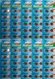 100 X AG13 LR44 L1154 357 A76 SR44 G13 Button Batteries by Eunicell
