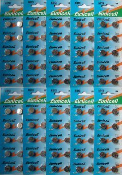 100 X Ag13 Lr44 L1154 357 A76 Sr44 G13 Button Batteries By Eunicell #TOP20