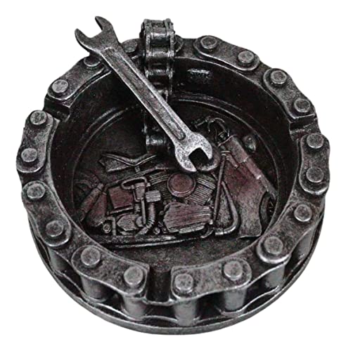 Motorcycle Belt Chain Ashtray Decor