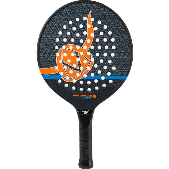 Raquette Viking Re-Ignite Pro Valknut noir pour platform tennis de précision - 2