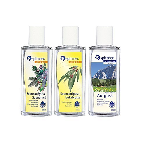 Spitzner Saunaaufguss Set Traditionell (3 x 190 ml)