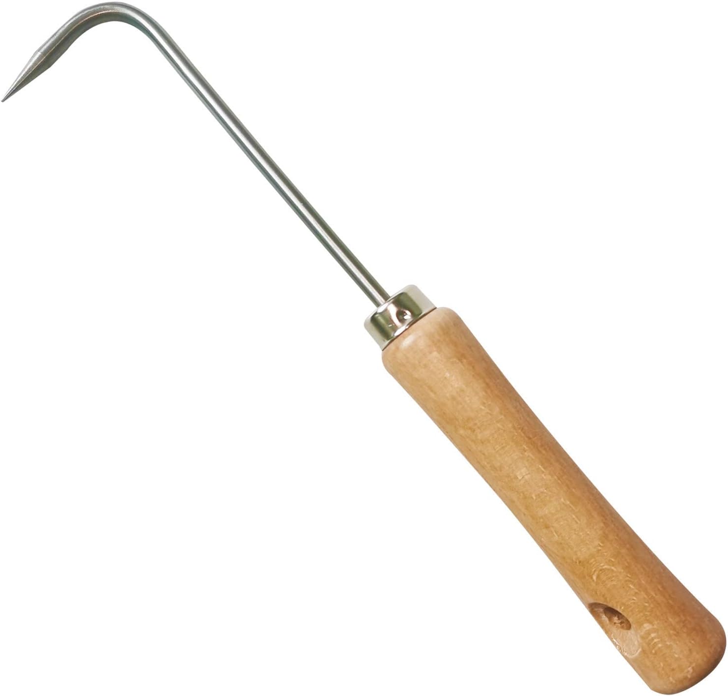 tBesmeCrack Weeder Crevice Weeding Tool | Stainless Steel L-Shape Single-Claw Hook | Crevice Weed Remover | Patio Crack Weeder
