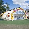 KEIKI 40'x20' Outdoor Heavy Duty Party Tent, Large Commercial Canopy Wedding Event Shelters w/ 3 Carry Bags & Removable Sidewalls, Outdoor Canopy Gazebo Tents for Party Garden Patio, White