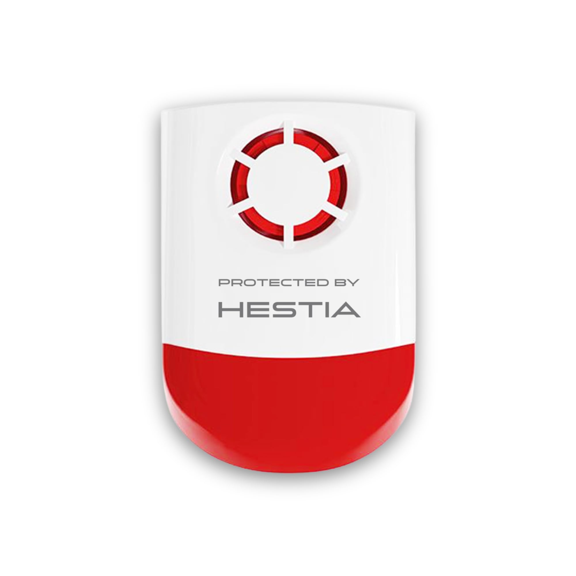 Hestia Main-Powered Wireless Siren Mains Powered Indoor Outdoor Siren For Safe-Tech Smart Home Security System, 120Db High Decibel Security Alarm, Flash Strobe Burglar Siren Alarms, Hs-01-Osm