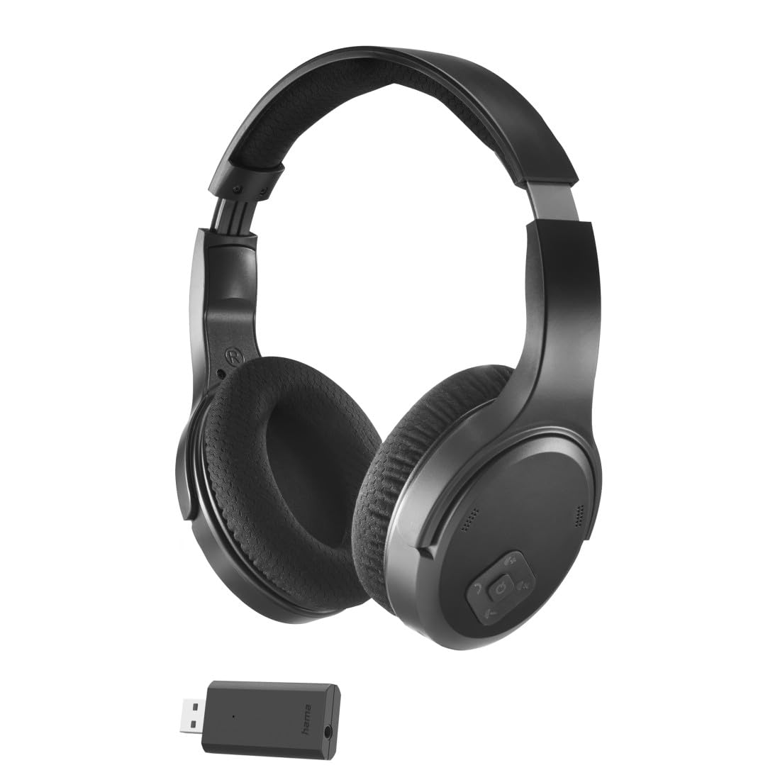 Hama Tv Headphones. Over-Ear. 2.4 Ghz-Dongle + Bluetooth. Volume Contr