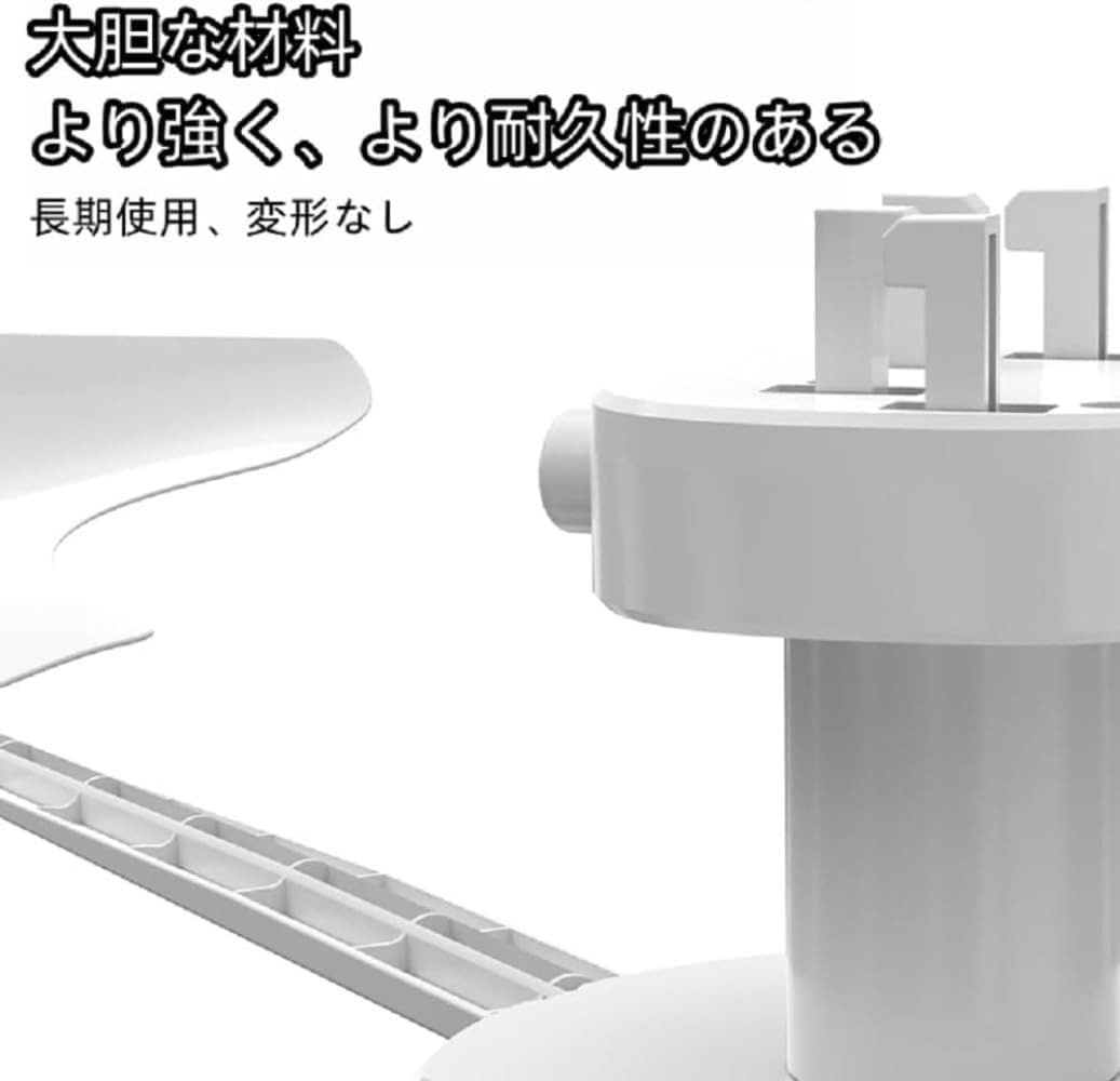 suriggoエアコンファン｜天井取り付け型 風循環機能 風量調節可能｜エアコン風向板代わり 直撃風緩和 取り付け簡単｜全機種対応