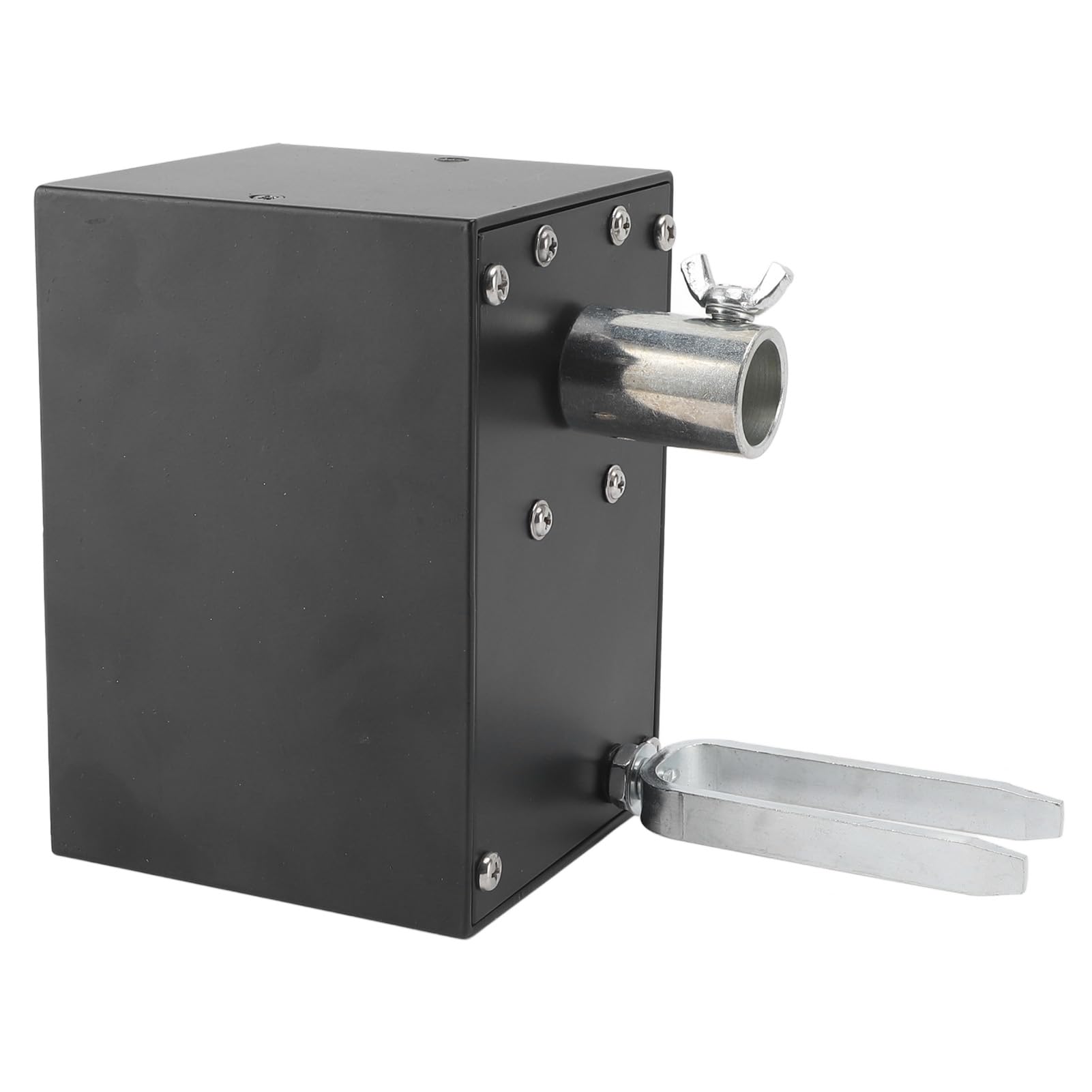 Generic Silnik do Grilla Aluminiowy, Wysoki Moment Obrotowy 70 Kg z Kablem Wzmacniającym o Długości 1,5 M Elektryczny Silnik z Rożnem do Grilla Łatwy w Instalacji na Zjazdy Rodzinne