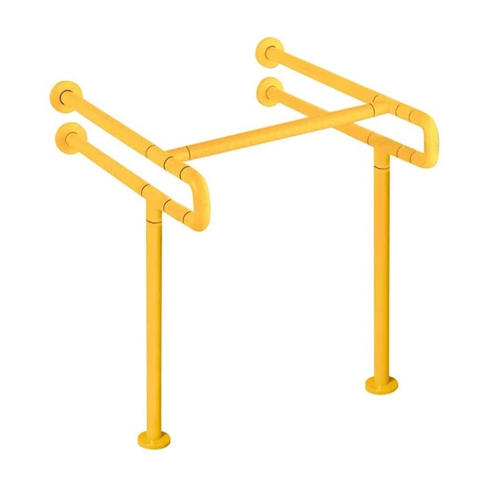 FKXSXAZ Bathroom Grab Bars, Non-Slip Wash Basin Barrier-Free Handrail Safety Elderly Handicapped Washbasin Anti-slip Bar(Yellow)