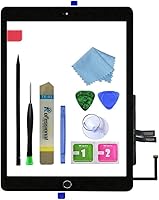 Vista 1 de para iPad 6 2018 6ª generación A1893 A1954 reemplazo de la Asamblea del digitizador de pantalla táctil con botón de inicio, soporte de cámara