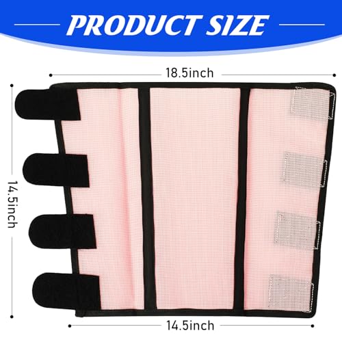 Image of Set of 12 Mesh Fly Boots for Horse Breathable Mesh Horse Boots Protective Horse Leg Loose Wraps Horse Leggings for Preventing Flies and Mosquitoes Bites