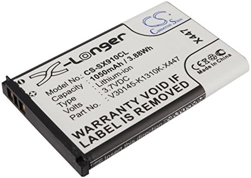 Cameron Sino Battery for Siemens Gigaset SL910, Gigaset SL910A, Gigaset SL910H PN:Siemens V30145-K1310K-X447, V30145-K1310K-X447-0-HY, V30145-K1310-X447 1050mAh / 3.89Wh