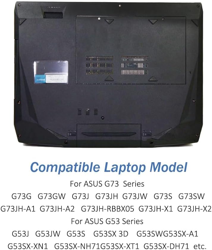 ETESBAY A42-G73 Laptop Battery Replacement for ASUS G53 G53S G53J G53JW G53SX G73 G73S G73J G73JH G73JQ G73JW G73JX G73SW G73-52 [14.4V, 74WH, 5200mAh]