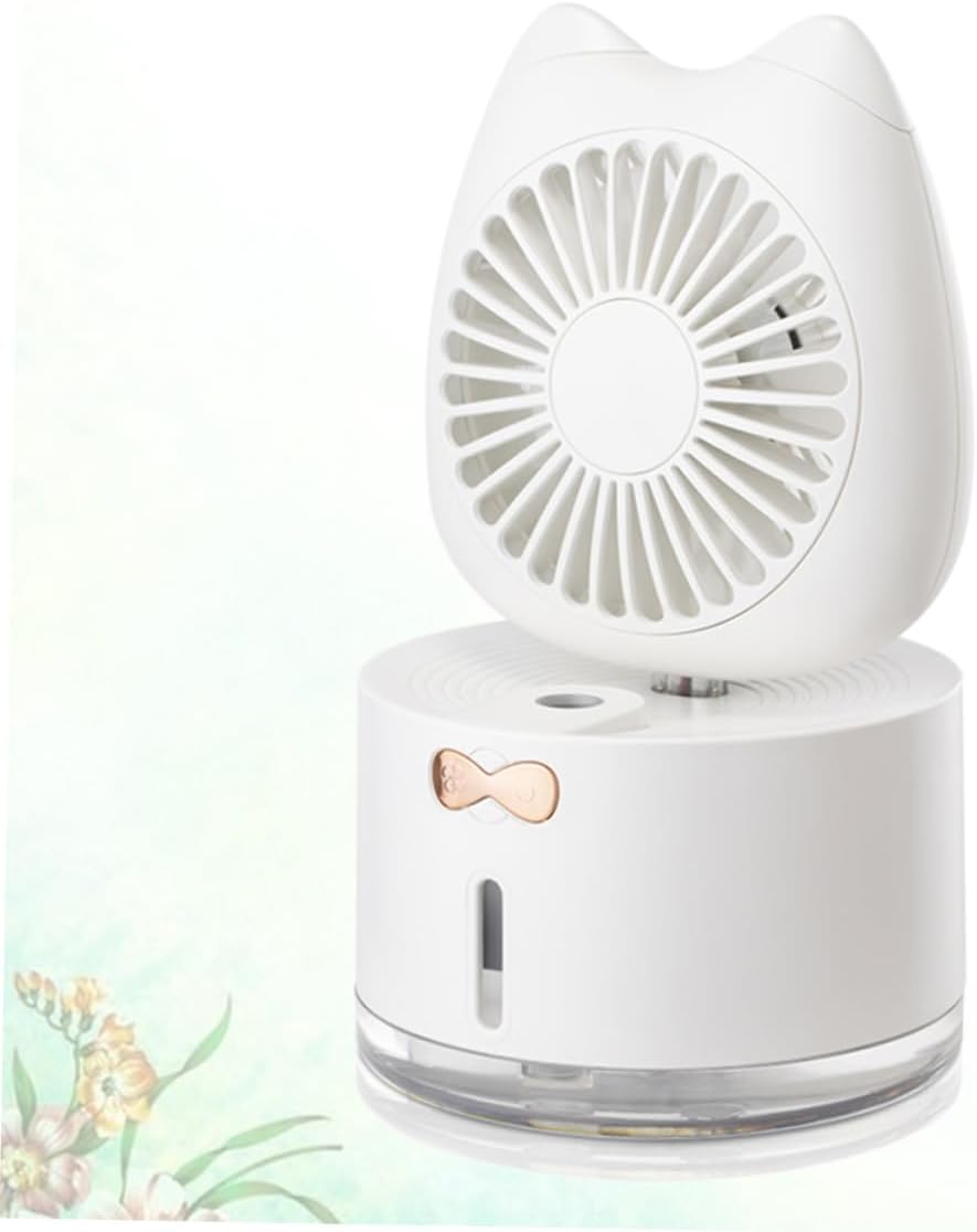 Zerodeko Desk Fan Mini Fan Humidifying Fan Cat Fan Small Fan Usb