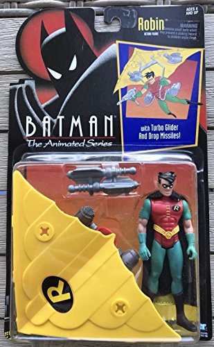 Kenner DC Comics Batman: The Animated Series Robin (with Turbo Glider) Action Figure 4.5 Inches