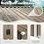 Gotland 8FT x 6FT Sheds & Outdoor Storage, Metal Shed with Sloped Steps Waterproof Sloped Roof, Storage Shed with 2 Lockable Slide Doors, Outdoor Shed for Backyard Patio Lawn Brown