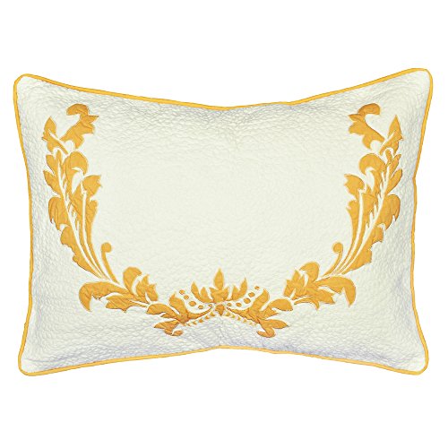 Be-you-tiful Home Damask Euro Sham, King, Mustard
