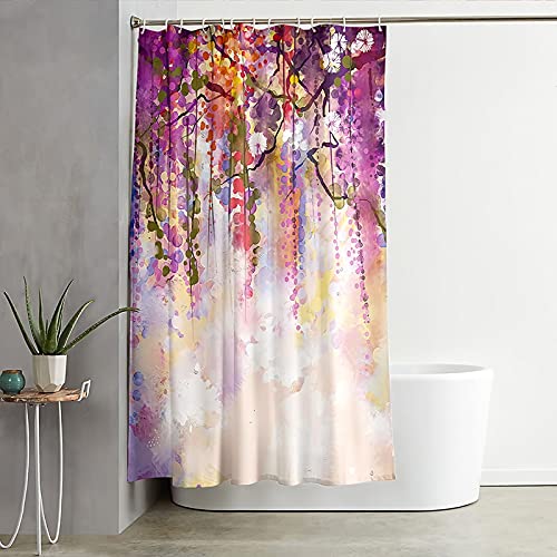 Rideau de douche 165x200cm KnSam grand format imperméable lavable - 3