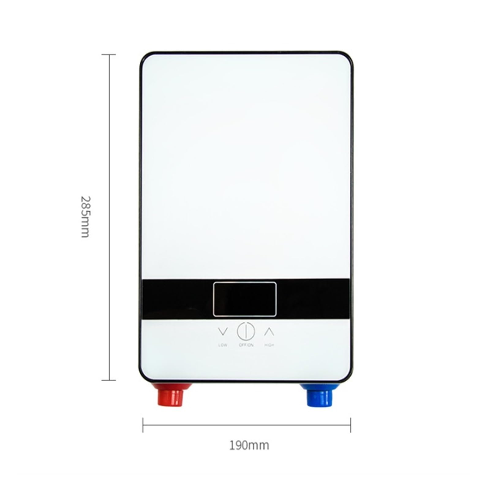 Scaldabagno Istantaneo Senza Serbatoio 6500w Termostato Riscaldatore A Induzione Smart Touch Riscaldatori Elettrici Doccia Automatica riscaldare rapidamente(BW)
