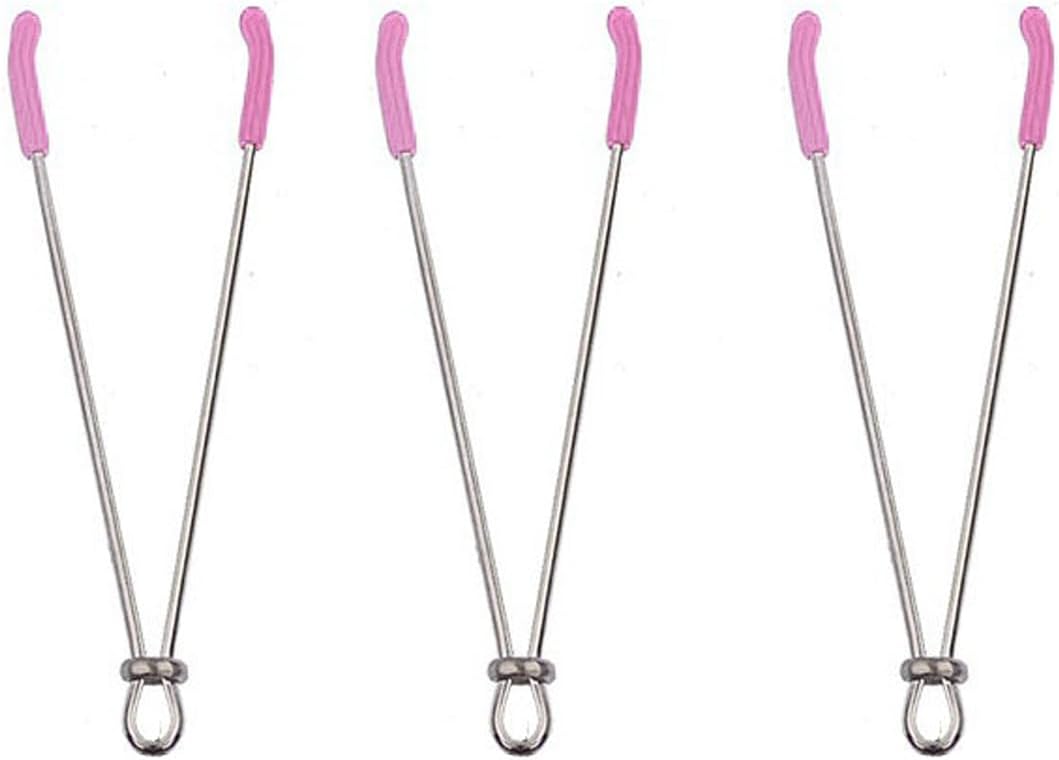 SIGZKK 2 PCS Body Clamps for Women Stainless Steel Non Piercing Body Ring Adjustable Nipple Clips for Adult Play Faux Body Pierced Teat Clamp Jewelry Gift