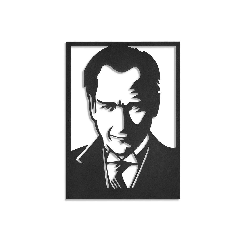 No239 Atatürk Metal Duvar Tablosu