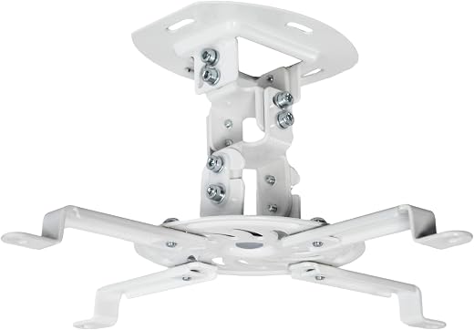 VIVO Ceiling Projector Mount Adjustable White