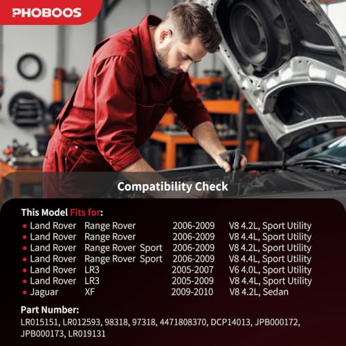 Image of PHOBOOS A /C compressor with Clutch Compatible with Land Rover & Jaguar