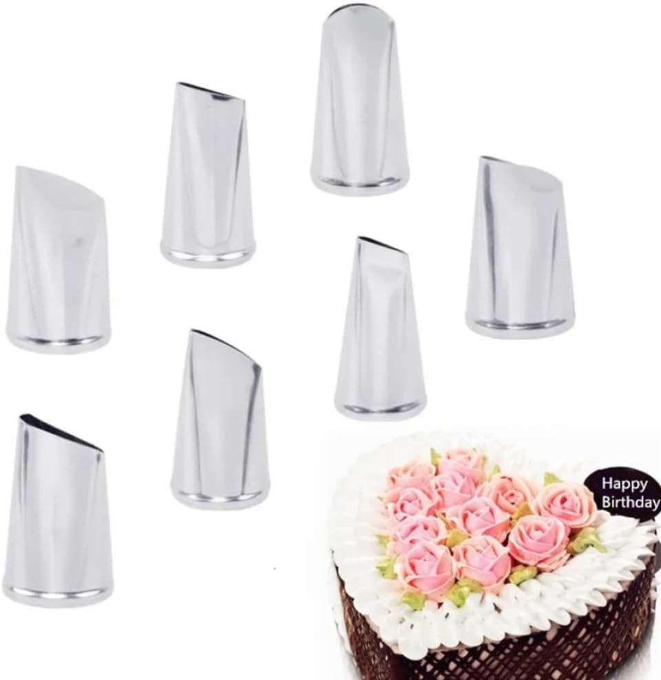 Baking Supplies Rose Petal Icing Piping Nozzles Stainless Steel Cream Tips Cake Decorating Tools Cupcake Pastry Tool Cake Decorating Tips Set