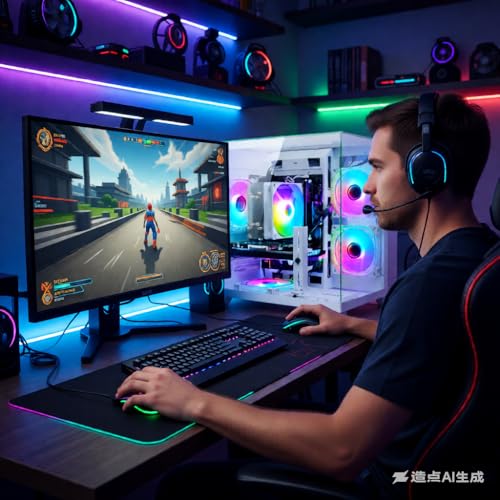Image of LXZ Gaming PC Desktop Computer - Ryzen 5 5500, Radeon RX 6500XT 4GB, 16GB DDR4 RAM, 512GB NVME SSD, Prebuilt Tower PC for Home & Office Work Every Day Use (White)