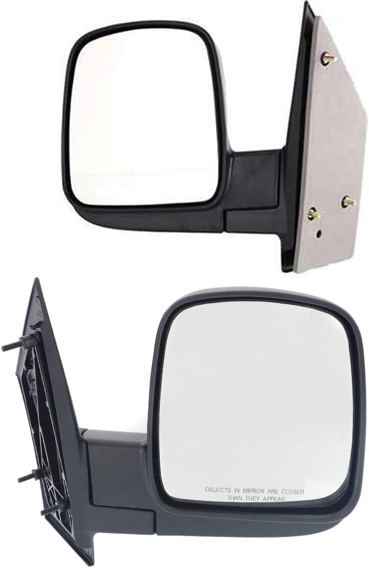 Kool Vue Mirror Compatible with GMC Savana 1500 2003-2007, Savana 2500, Savana 3500, Chevrolet Express 1500 Driver Side With Manual Folding