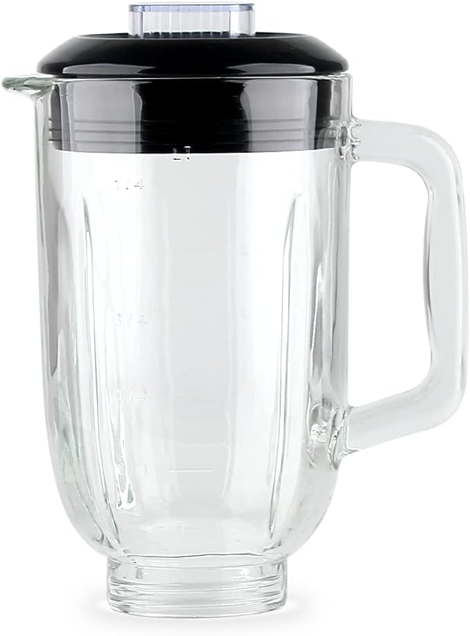 Jarra de vidrio de 5 tazas con tapa para licuadora Black+Decker miniatura 3