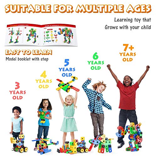 Jasonwell 108Pcs Magnetic Blocks Kids Magnetic Tile Building Blocks Set Stem Toys Building Toys Kit Educational Construction Set Engineering Toys Building Blocks Stem Activities #TOP6