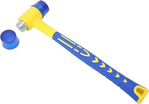 Miniatura 8 de Martillo de mazo de goma, martillo suave de doble cara de 1.181 in, martillo montado en goma, mini puerta desmontable, mini puerta, ventana,