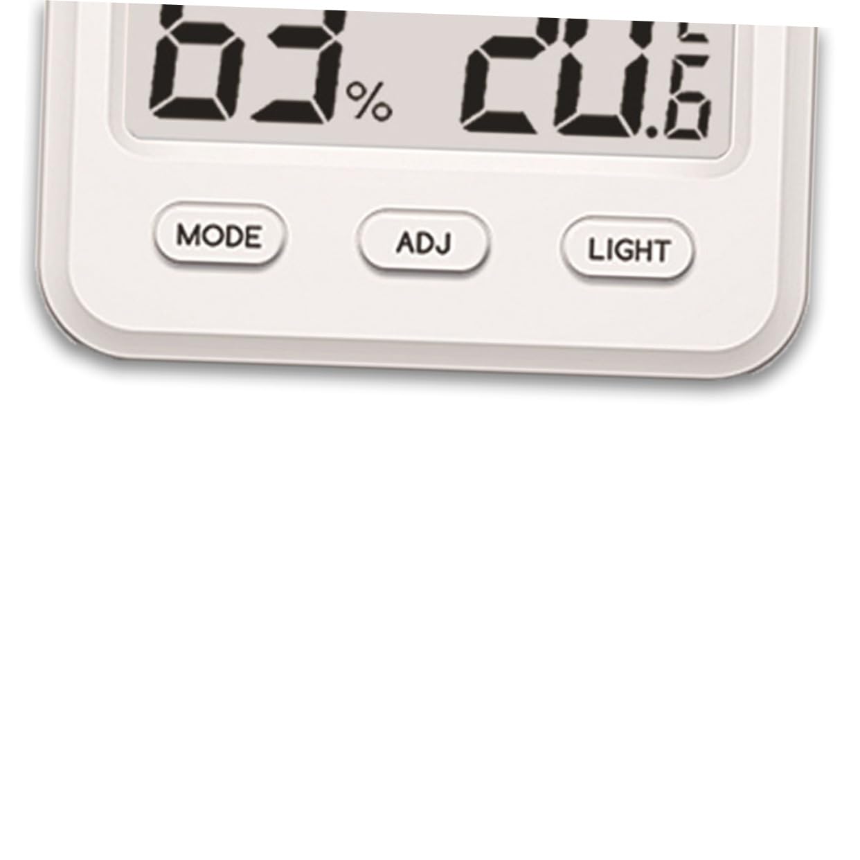 BESPORTBLE 3 Stücke Innen Mit Uhr Hygrometer Baby Home Büro Keine Batterie Weiß Präzise Temp Feuchtigkeit