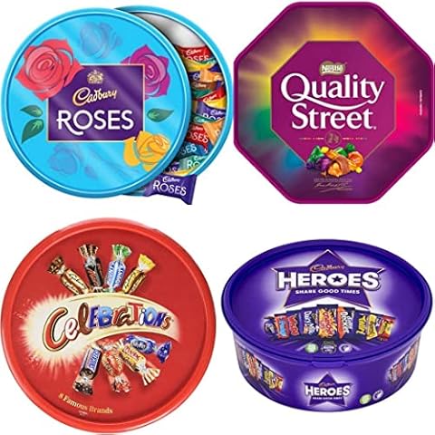 Christmas Luxury Chocolates Variety Tubs Cover