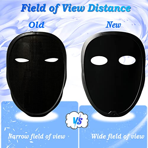 Depointer Life 2023 New Led Mask With Rechargeable Bluetooth-Compatible App Controlled, Customizable Shining Mask, Led Lighted Face Transforming Mask #TOP5