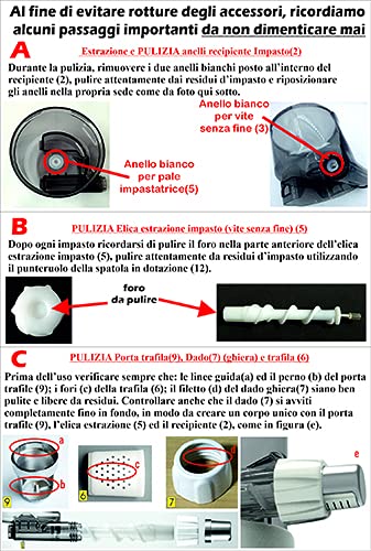 Sirge Macchina per pasta fresca fino a 850gr con