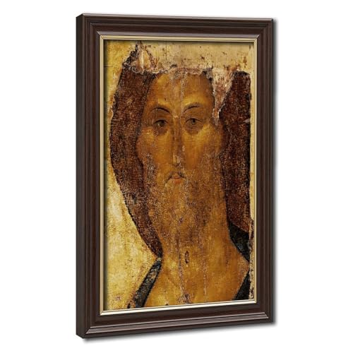 Affiches sur toile Christ le Rédempteur 1410 Andrei Rublev cadre à suspendre 20x30 cm