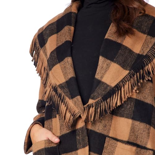 Mud Pie Women Hartford Fringe Coat3