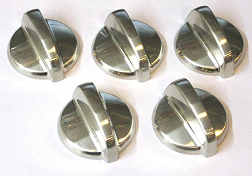 Kitchen Basics 101: 5 Pack WB03T10284 Knob Replacement for General Electric GE Stove