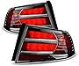 VIPMOTOZ Type-S Style Red Lens Tail Light Housing Lamp Assembly For 2004-2008 Acura TL, Driver & Passenger Side