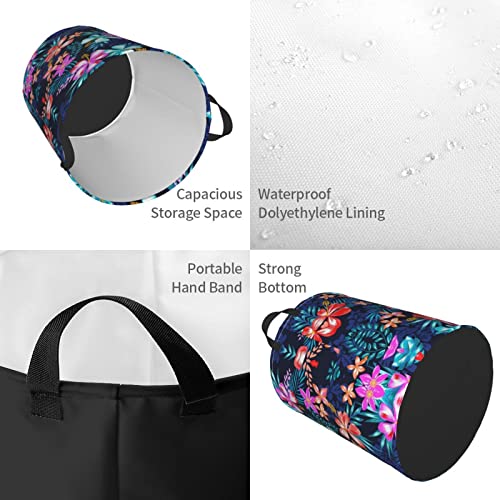 Panier à linge pliable avec poignées et grande capacité de stockage - 5