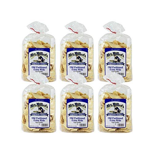 Mrs. Miller's Homemade Old Fashioned Egg Noodles, Extra Wide, 16 OZ (Pack of 6) image 3