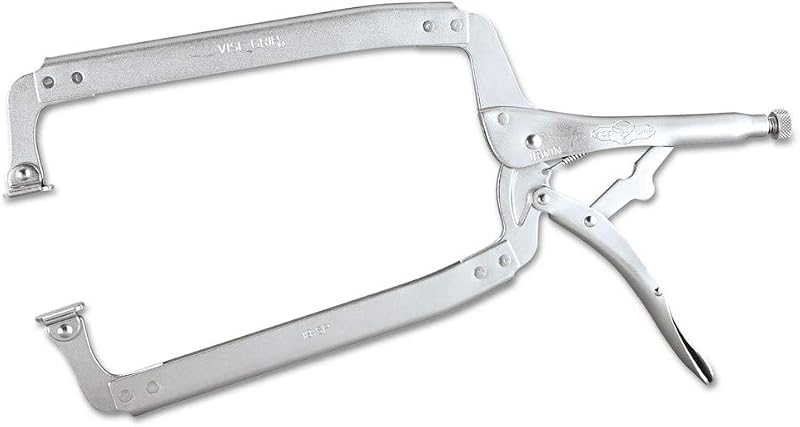 Irwin Tools 22 Original Vise Grip Locking C-Clamp with Swivel Pad Tip, 18"