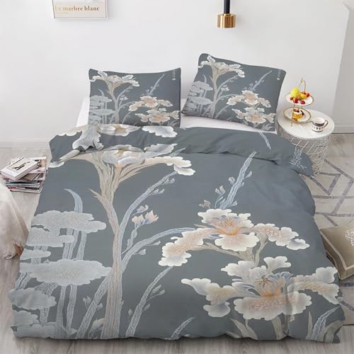 Housse de couette en microfibre douce pour lit double sans repassage - 2