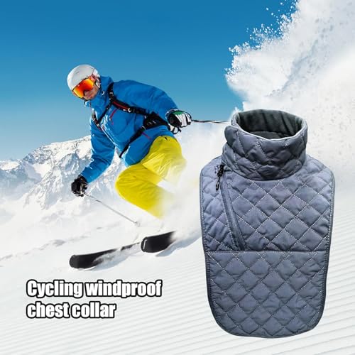 Cache-cou imperméable et coupe-vent ajustable pour le ski