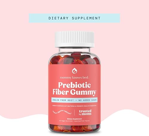 Miniatura 2 de Mommy Knows Best Gomitas de fibra para mujeres, apoyo digestivo para el embarazo y posparto, gomitas sin azúcar, suplementos de fibra, fibra