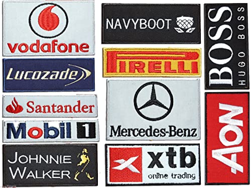 ONEKOOL - 11 toppe da ricamare, SPONSOR tuta da